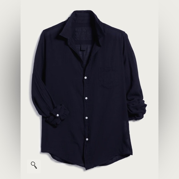 Frank & Eileen BARRY Linen Button Down - Picture 1 of 5